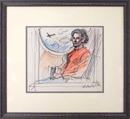 Лабас Александр Аркадьевич. В окне иллюминатора  